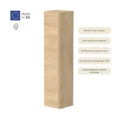 welltime Hochschrank »Only« Breite 35 cm, Höhe 160 cm, mit Soft-Close-Funktion, FSC®