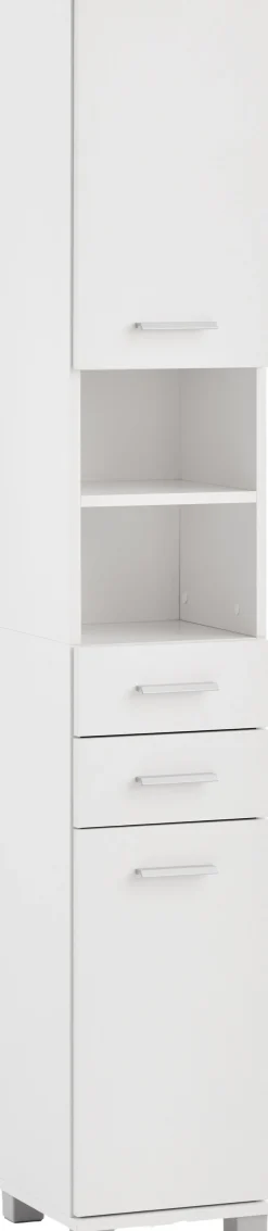 welltime Hochschrank »Palermo, Breite 30 cm« Wechselbarer Türanschlag, Metallbeschläge