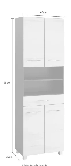 welltime Hochschrank »Portofino«