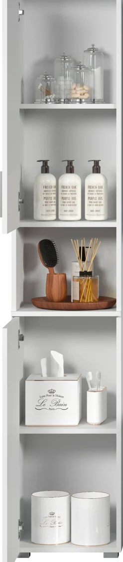 welltime Hochschrank »Prag« 1 Stk. tlg. Hochschrank mit 2 Türen & 1 Fach - (B/T/H) 37/31/192 cm