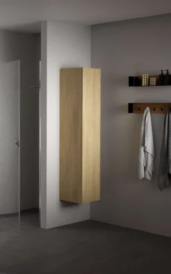 welltime Hochschrank »Pure Badezimmerschrank« Breite 35 cm, Höhe 160 cm, mit Soft-Close-Funktion, FSC® zertifiziert