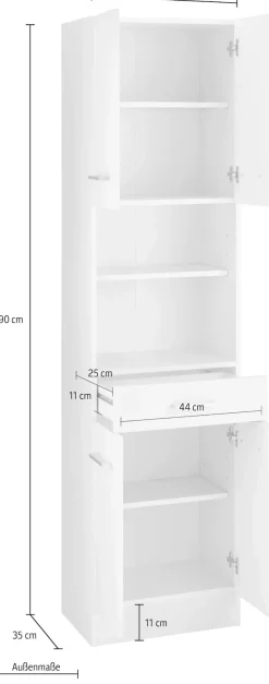 welltime Hochschrank »Ribera«