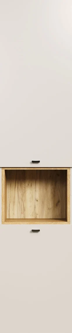 welltime Hochschrank »San Pedro« 1 Stk. tlg. Badezimmerschrank mit Soft-Close-Funktion - Maße (B/T/H) 40/31/186 cm