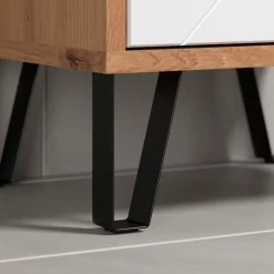 welltime Hochschrank »Tarragona« 1 Stk. tlg. Hochschrank mit 1 Tür & 1 Klappe - (B/T/H) 36/29/191 cm