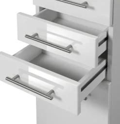 welltime Hochschrank »Trento, verschiedene Ausführungen und Farben« Badmöbel, Seitenschrank Breite 30 cm, viel Stauraum, Made in Germany