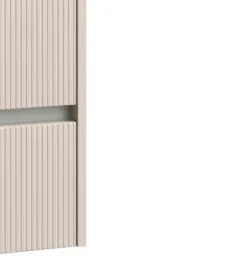 welltime Hochschrank »Urban« Schubladen mit Softclose, Glaseinlegeböden,Schubladenfront geriffelt