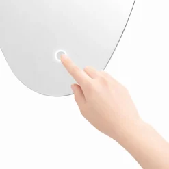 welltime LED-Lichtspiegel »Lorna, Spiegelelement, Made in Germany, B: 55 cm« Solide Verarbeitung - Dieses Produkt ist in Deutschland gefertigt