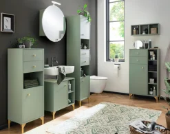 welltime Midischrank »Ando, Midischrank, Made in Germany, B: 40,3 cm« Solide Verarbeitung - Dieses Produkt ist in Deutschland gefertigt