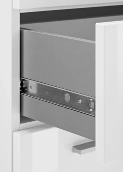 welltime Midischrank »Avena« Standschrank mit 4 Türen, 1 Schublade - (B/T/H) 73/31/130 cm