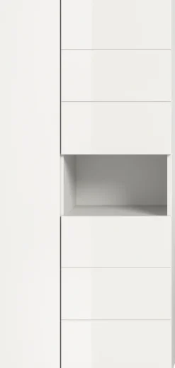 welltime Midischrank »BIEL, Höhe 133 cm, 3 Türen, 1 offenes Fach« 1 Stk. tlg. Türanschlag wechselbar, modernes Design, Badschrank, Unterschrank, Bad
