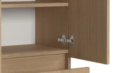 welltime Midischrank »EIXO, 2 Türen, 2 verstellbare Einlegeböden, 2 Softclose-Auszüge«