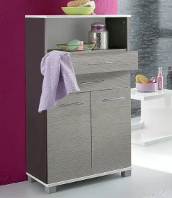 welltime Midischrank »Emmi, Breite 59 cm« 2 Türen, Metallbeschläge