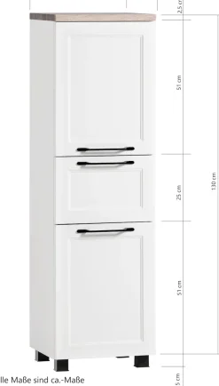 welltime Midischrank »Lana« Badmöbel, 40 cm breit