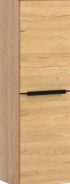 welltime Midischrank »MAILAND, gedämpfte Scharniere, hochwertiges MDF« Maße (B/H/T): ca. 40/130/35 cm,Wildeiche, gedämpfte Scharniere