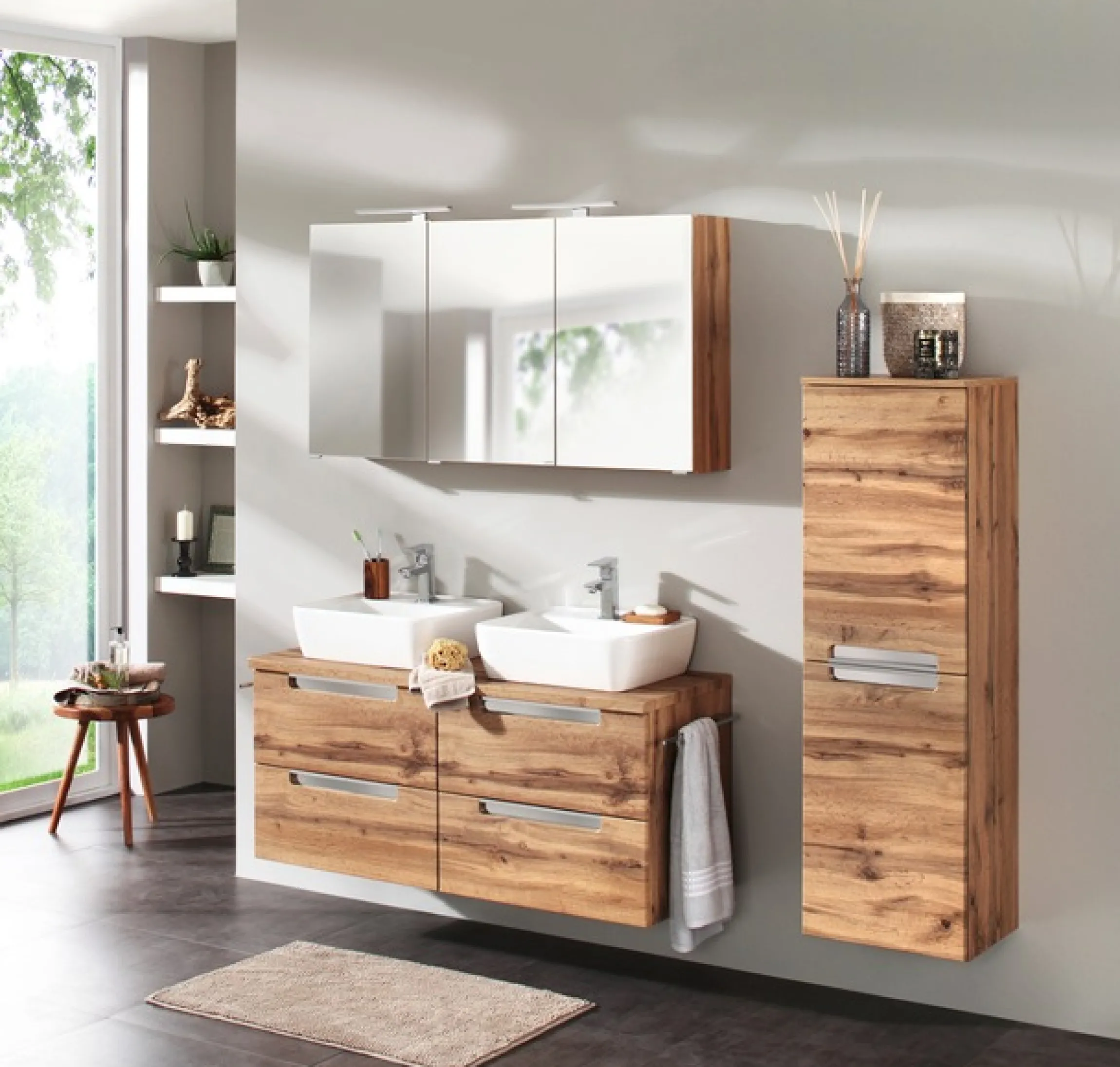 welltime Midischrank »Malibu« Breite 40 cm, mit viel Stauraum