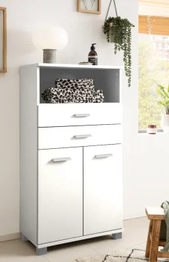 welltime Midischrank »Palermo, Breite 60 cm made in Germany« Metallbeschläge