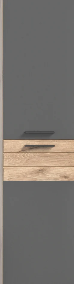 welltime Midischrank »Riga, Breite 37 cm, 2 Türen, 2 Einlegeböden, 1 Konstruktionsboden« Türanschlag wechselbar, Badmöbel, Badschrank, Schrank,Bad, Hochschrank