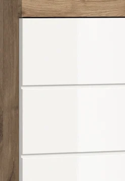 welltime Midischrank »SIENA, Breite 74cm, 4 Türen, 1 Schubkasten, 4 Fächer, MDF-Front« TOPSELLER!,in verschiedenen Farben erhältlich, Badmöbel, Badschrank, Schrank, Bad