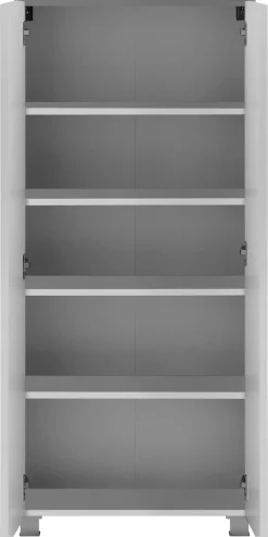 welltime Midischrank »Trento, verschiedene Ausführungen und Farben« Badmöbel, Badschrank, 60 cm breit, 2 Türen, viel Stauraum