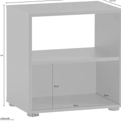 welltime Regal »Kent, Regalwürfel, Made in Germany, B: 50 cm« Solide Verarbeitung - Dieses Produkt ist in Deutschland gefertigt