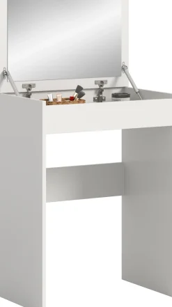 welltime Schminktisch »MIRA, Breite 62cm, aufklappbar mit Innenspiegel & Stauraumfach« Kosmetiktisch, Frieserkommode, Schreibtisch, Home-Office-Schreibtisch