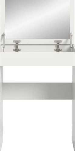 welltime Schminktisch »MIRA, Breite 62cm, aufklappbar mit Innenspiegel & Stauraumfach« Kosmetiktisch, Frieserkommode, Schreibtisch, Home-Office-Schreibtisch