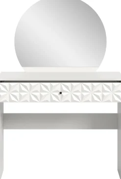welltime Schminktisch »Vicenza Schminktisch inkl. Spiegel« 1 Stk. tlg. Schminktisch, 1 Schubkasten, Frisiertisch, Ornament