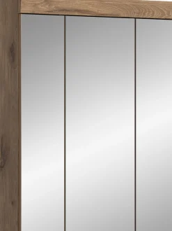 welltime Spiegelschrank »SIENA, Breite 60cm, 3 Spiegeltüren, 9 Fächer, 6 Einlegeböden« TOPSELLER!,in verschiedenen Farben erhältlich, Badmöbel, Badschrank, Schrank, Bad