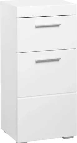welltime Unterschrank »Avena« Badezimmerkommode mit 1 Schublade und 1 Tür - (B/T/H) 37/31/79 cm