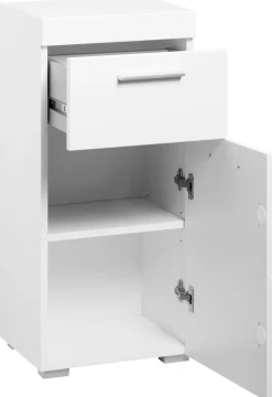 welltime Unterschrank »Avena« Badezimmerkommode mit 1 Schublade und 1 Tür - (B/T/H) 37/31/79 cm