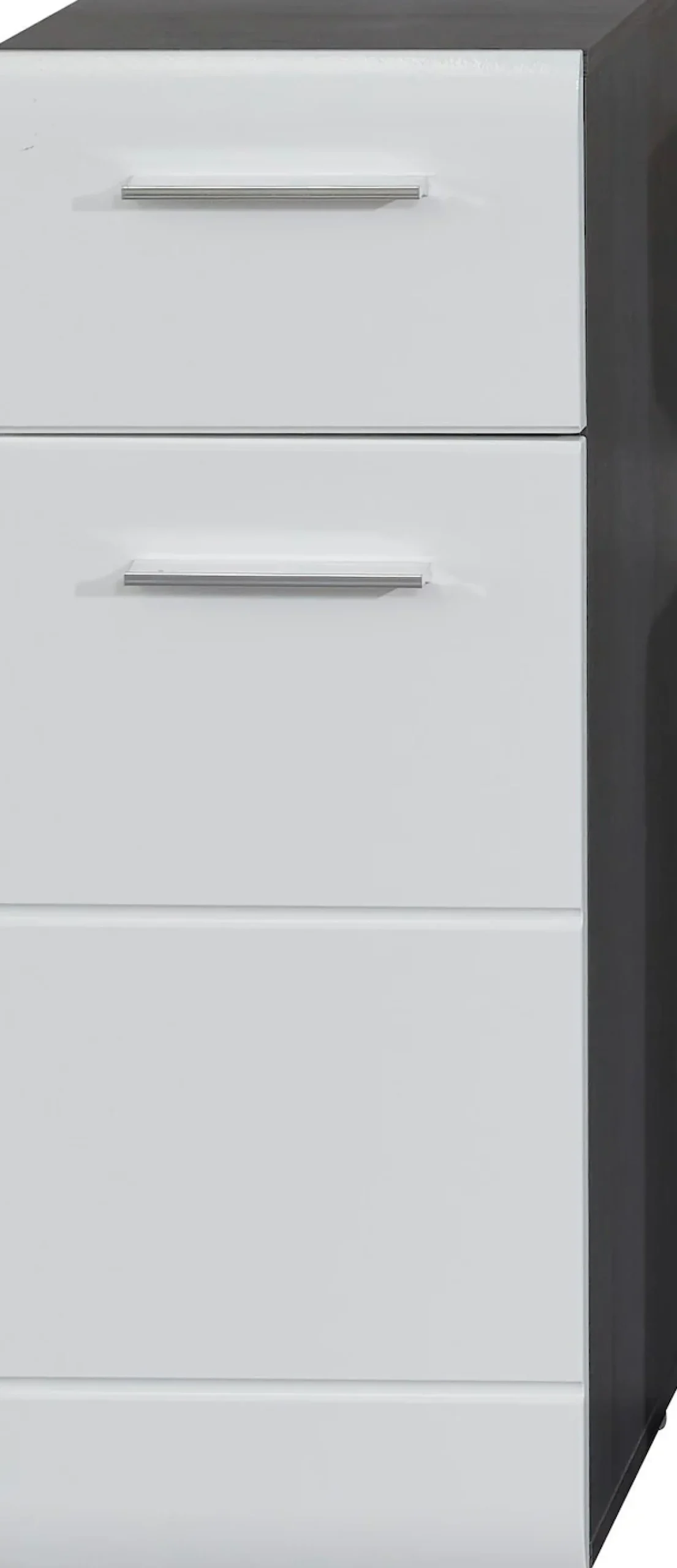 welltime Unterschrank »Sovana« Badkommode mit Hochglanzfront und 1 Schublade - (B/T/H) 30/31/80 cm