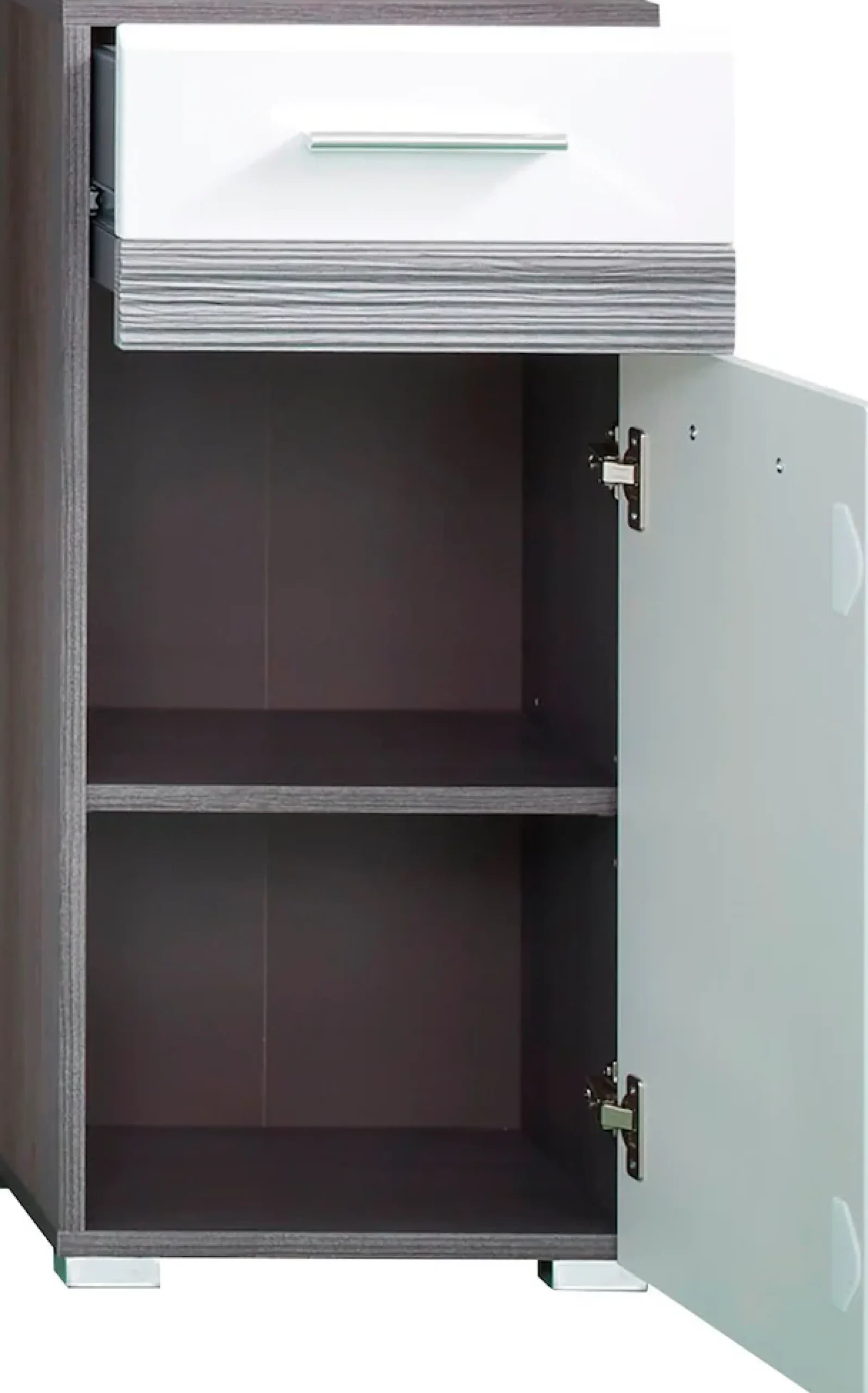 welltime Unterschrank »Toulon« Kommode mit 1 Tür & 1 Schublade - (B/T/H) 37/31/80 cm