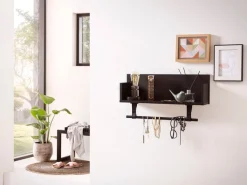 welltime Wandregal »Ella, Wandregal, melaminharzbeschichtet, Made in Germany, B: 59 cm« Solide Verarbeitung - Dieses Produkt ist in Deutschland gefertigt