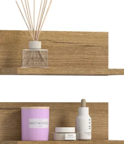 welltime Wandregal »VANN, 2er Set Wandboard, inkl. Montagematerial zur Wandmontage«