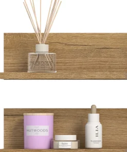 welltime Wandregal »VANN, 2er Set Wandboard, inkl. Montagematerial zur Wandmontage«