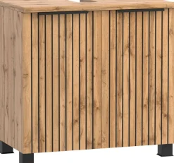 welltime Waschbeckenunterschrank Welltime, Breite 60 cm, 2-türig, gedämpft