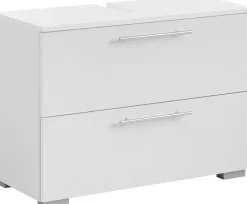 welltime Waschbeckenunterschrank »Carlos, Waschbeckenunterschrank, Made in Germany, B: 80 cm« Solide Verarbeitung - Dieses Produkt ist in Deutschland gefertigt