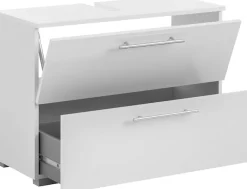 welltime Waschbeckenunterschrank »Carlos, Waschbeckenunterschrank, Made in Germany, B: 80 cm« Solide Verarbeitung - Dieses Produkt ist in Deutschland gefertigt
