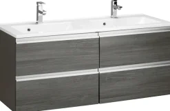 welltime Waschbeckenunterschrank »Ohio« Badmöbel, Waschtisch inkl. Waschbecken, Breite 120 cm