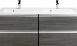 welltime Waschbeckenunterschrank »Ohio« Badmöbel, Waschtisch inkl. Waschbecken, Breite 120 cm