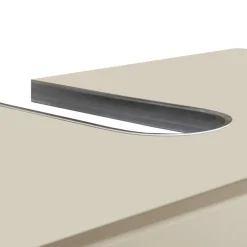 welltime Waschbeckenunterschrank »Vela,Breite 60cm, 2 Türen, 2 Fächer, mit Siphonausschnitt« 1 Stk. tlg. Waschbeckenunterschrank,Waschtisch,Design mit schrägen Türen