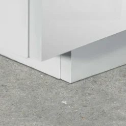 welltime Waschbeckenunterschrank »Vela,Breite 60cm, 2 Türen, 2 Fächer, mit Siphonausschnitt, lackiert« 1 Stk. tlg. Waschbeckenunterschrank,Waschtisch,Design mit schrägen Türen