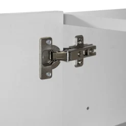 welltime Waschbeckenunterschrank »Vela,Breite 60cm, 2 Türen, 2 Fächer, mit Siphonausschnitt, lackiert« 1 Stk. tlg. Waschbeckenunterschrank,Waschtisch,Design mit schrägen Türen