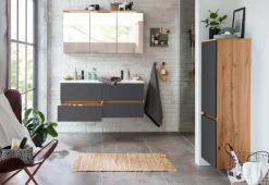 welltime Waschbeckenunterschrank »Lucca« Badmöbel, Waschtisch inkl. Waschbecken, Breite 120 cm