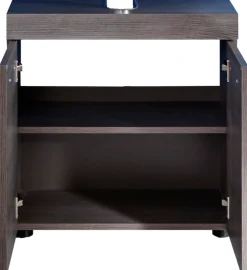 welltime Waschbeckenunterschrank »Royan« Waschbeckenunterschrank mit 2 Türen - (B/T/H) 58/31/57 cm