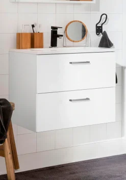 welltime Waschbeckenunterschrank »Ribera« Badmöbel, Waschtisch inkl. Waschbecken, Breite 60 cm