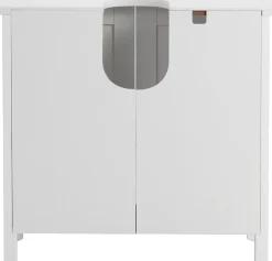 welltime Waschbeckenunterschrank »WBU Aalborg« Badmöbel im Landhaus-Stil, Breite 65 cm