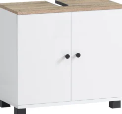 welltime Waschbeckenunterschrank »Lugo, Waschbeckenunterschrank, Made in Germany, B: 59 cm« Solide Verarbeitung - Dieses Produkt ist in Deutschland gefertigt