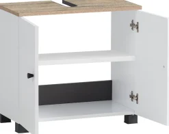 welltime Waschbeckenunterschrank »Lugo, Waschbeckenunterschrank, Made in Germany, B: 59 cm« Solide Verarbeitung - Dieses Produkt ist in Deutschland gefertigt