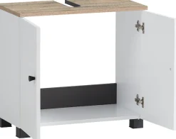 welltime Waschbeckenunterschrank »Lugo, Waschbeckenunterschrank, Made in Germany, B: 59 cm« Solide Verarbeitung - Dieses Produkt ist in Deutschland gefertigt